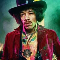 Jimi Hendrix - Portrait photograph